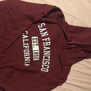 Maroon San Francisco Hoodie